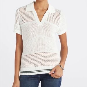 Archie short sleeve collared sweater XL